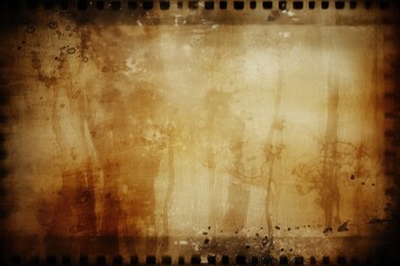 Dusty scratched and scanned old film texture - obrazy, fototapety, plakaty