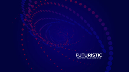 Futuristic Spiral background. Glowing Blue design. Abstract Spiral Fire Effect Background. Suit for poster, banner, cover
