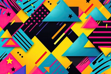 Obraz premium 90s Wallpaper: Trendy Art Backgrounds for a Nostalgic Vibe