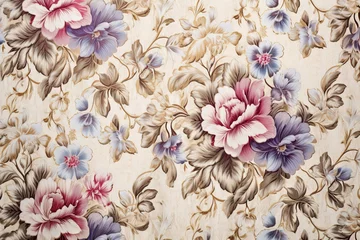 Foto op Plexiglas 90s Wallpaper: Vibrant Fabric Texture Surface for Trendy Interior Wall Design © Michael