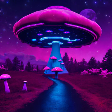 Shroom Land UFO