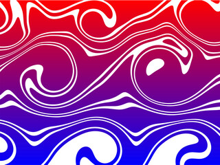 Vector modern abstract background Liquefy lines effect wallpaper Colorful wavy lines