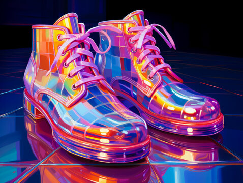 Retro Platform Boots Images Browse 604 Stock Photos Vectors