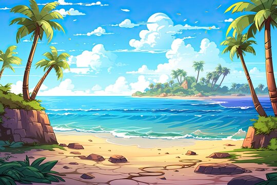 Cartoon Beach: Stunning Aesthetic Beach Pictures for Your Ideal Getaway