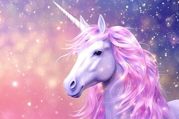 Glitter Unicorn Wallpaper: Grainy Blurred Gradient Background for Enchanting Visuals