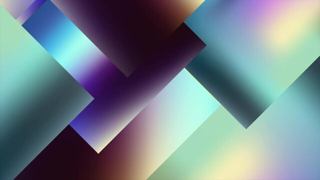 Holographic foil gradient blurred texture abstract background. Seamless looping colorful art motion design. Video animation Ultra HD 4K 3840x2160