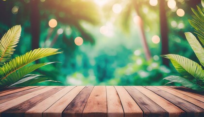 leaves on wooden background, Table in the Wild: Wooden Surface in a Forest Setting