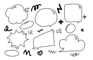 Bubble Doodle Vector Collection Cartoon