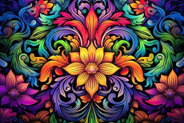 Psychedelic Wallpaper: Vibrant Background Designs for Optimal Wallpaper Experience