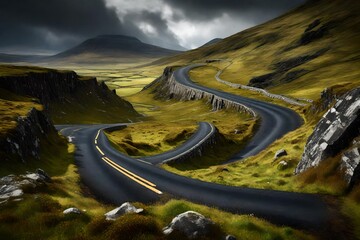 road in the irish moutains © usman