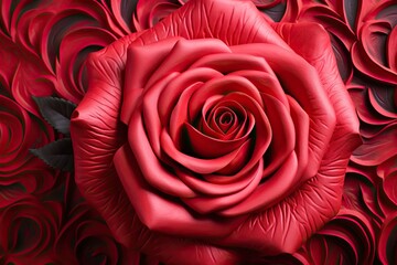 Close-Up Red Rose Wallpaper: Stunning Floral Beauty for Your Device