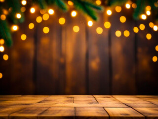 wooden table with bokeh background. wall, wood, floor, room, wooden