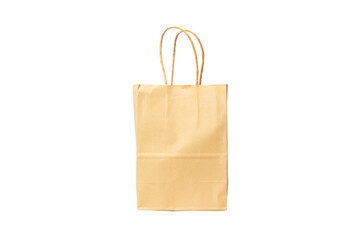 paper bag isolated on white background, clipping path