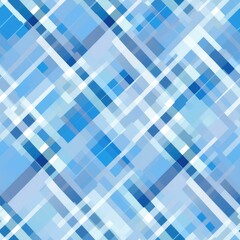 Blue tone plaid Seamless Patterns
