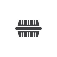 Lunch box vector icon