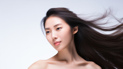 Naklejka premium Hair advertising images 