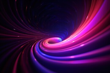 abstract futuristic background with pink blue glowing neon moving high speed wave lines and bokeh lights. Data transfer concept Fantastic wallpaper