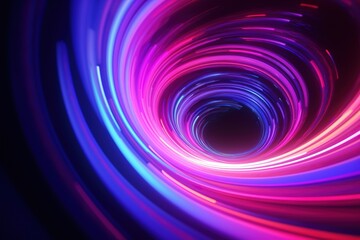 abstract futuristic background with pink blue glowing neon moving high speed wave lines and bokeh lights. Data transfer concept Fantastic wallpaper