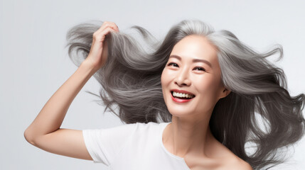 Fototapeta premium Hair advertising images 