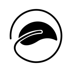 Green Energy Glyph Icon pictogram symbol visual illustration