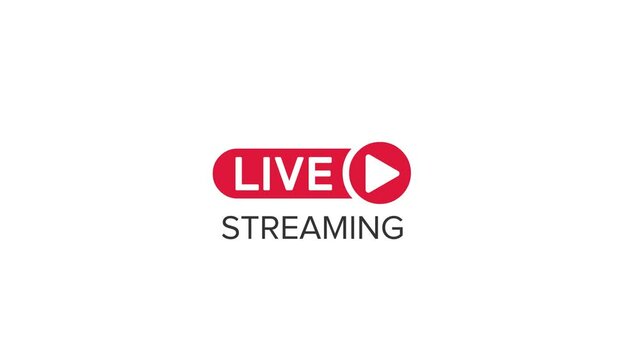 live streaming motion graphic