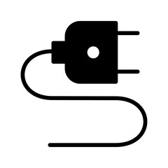 Plug II Glyph Icon pictogram symbol visual illustration