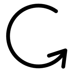 circle arrow icon. Reload, refresh, load, recycle and repeat symbols. Connected round arrows vector icon.