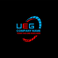 UEG letter logo vector design, UEG simple and modern logo. UEG luxurious alphabet design  