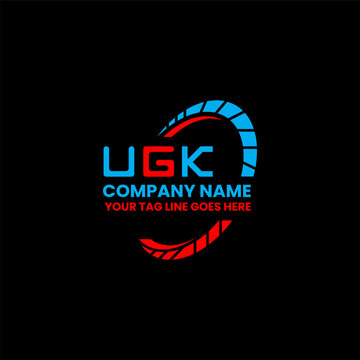 UGK letter logo vector design, UGK simple and modern logo. UGK luxurious alphabet design  