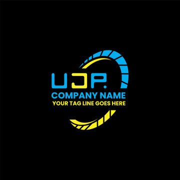 UJP letter logo vector design, UJP simple and modern logo. UJP luxurious alphabet design  