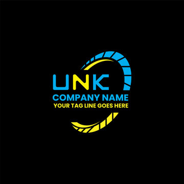 UNK letter logo vector design, UNK simple and modern logo. UNK luxurious alphabet design  