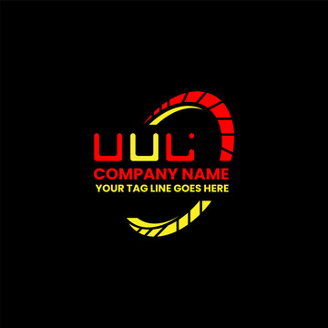 UUL letter logo vector design, UUL simple and modern logo. UUL luxurious alphabet design  