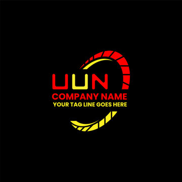 UUN letter logo vector design, UUN simple and modern logo. UUN luxurious alphabet design  