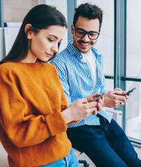 internet networking and chatting via cellulars