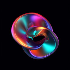 3D Abstract Gradient Shapes