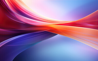 Obraz premium Colorful curve abstract background,created with Generative AI tecnology.