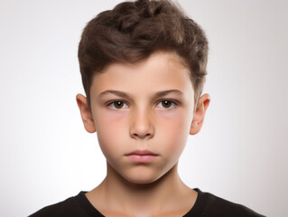 Fototapeta premium isolated portrait in studio 