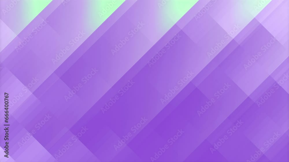 Fototapete Background with moving geometric lines and shapes. 3d rendering loop animation