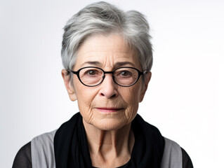 Fototapeta premium isolated portrait in studio 