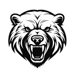 bear mascot, esports, sports team logo, 