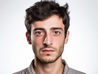 Fototapeta premium isolated portrait in studio 