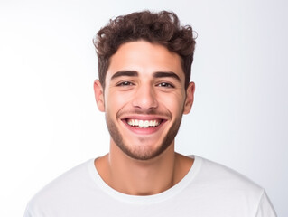 Fototapeta premium isolated portrait in studio 