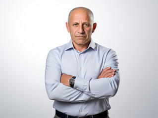   isolated portrait in studio
