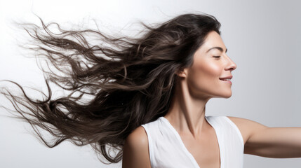 Hair advertising images
