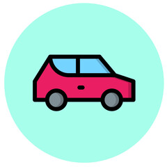 Car Vector Icon Design Illustration
