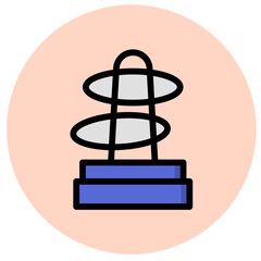 Ring Vector Icon Design Illustration