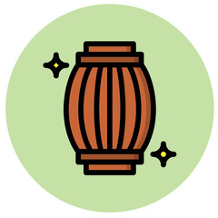 Barrel Vector Icon Design Illustration