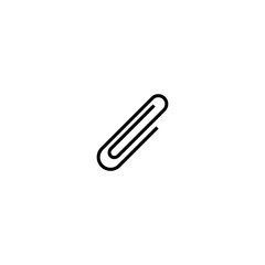 Obraz premium Paperclip icon isolated on white background 