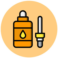Correction Fluid Vector Icon Design Illustration