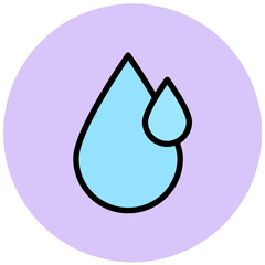 Water Vector Icon Design Illustration